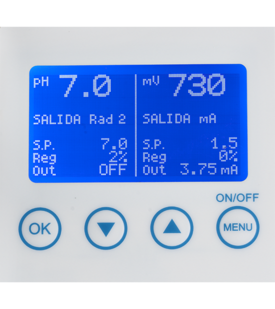 Details zur pH-Redox-Anzeige